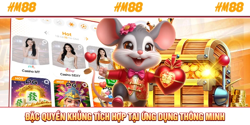 Đặc quyền khủng tích hợp tại ứng dụng thông minh